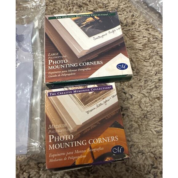 Creative Memories Mixed Lot mounting corners, polishing cloth, journaling box - Picture 2 of 6